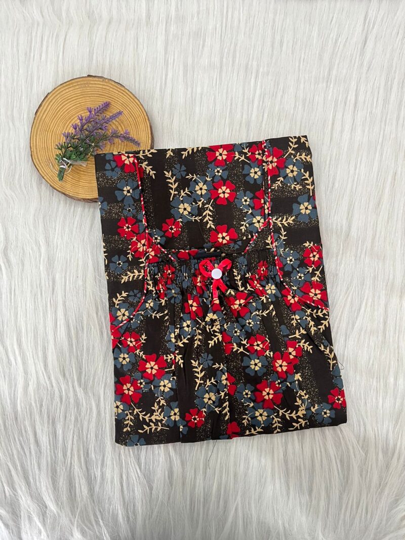 Front Elastic Pleated Nighty