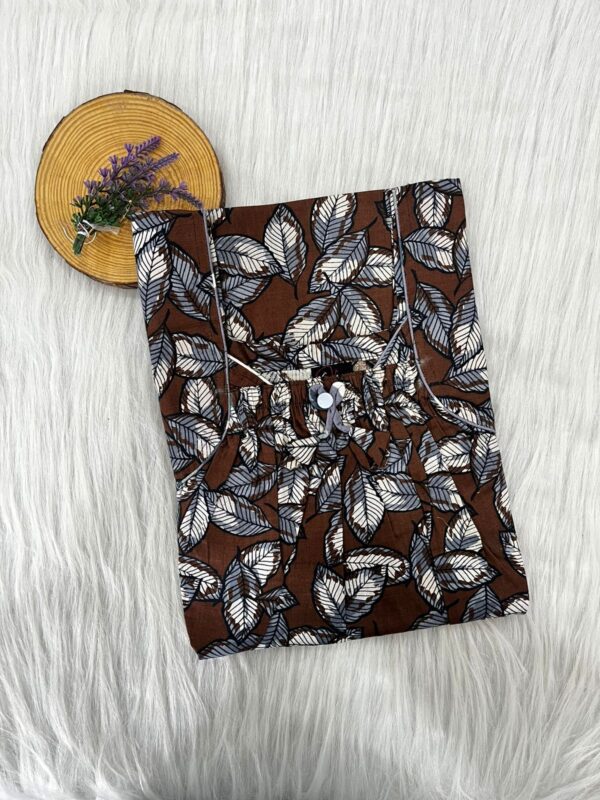Front Elastic Pleated Nighty