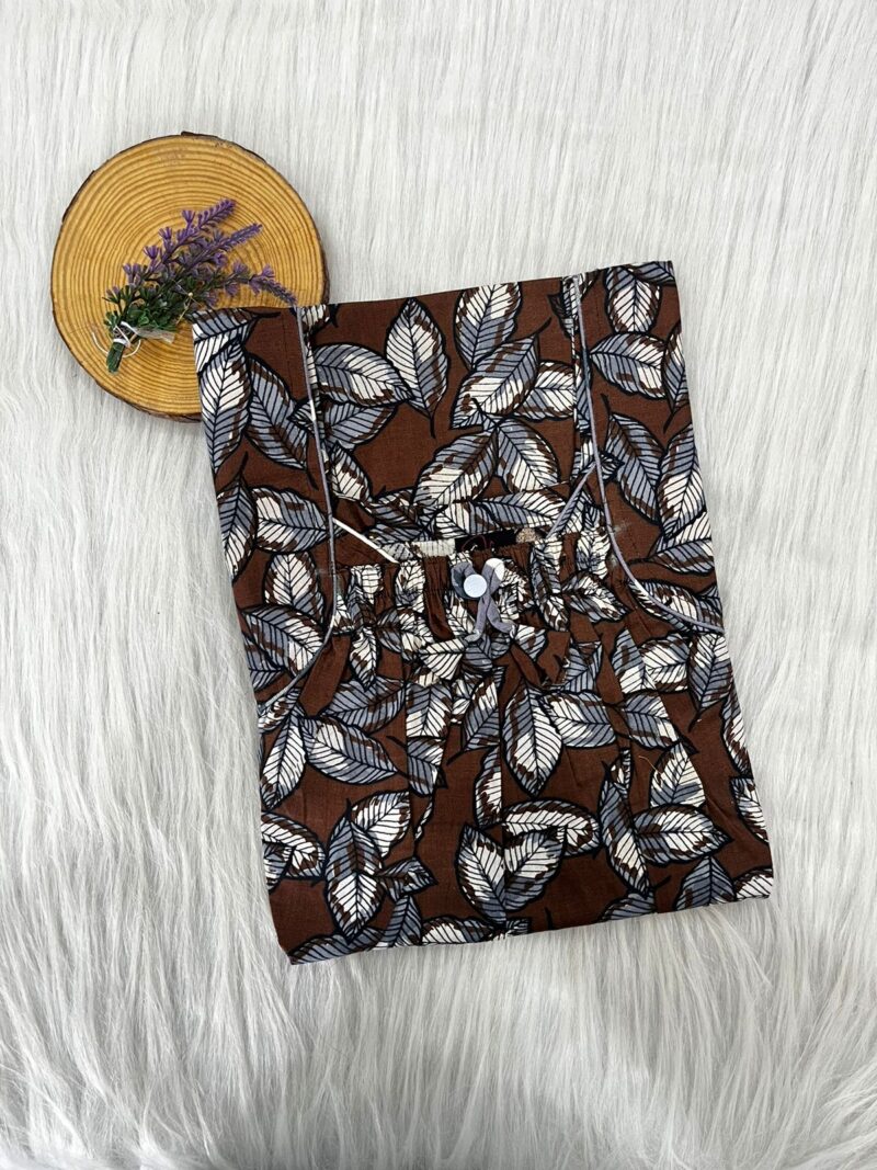 Front Elastic Pleated Nighty