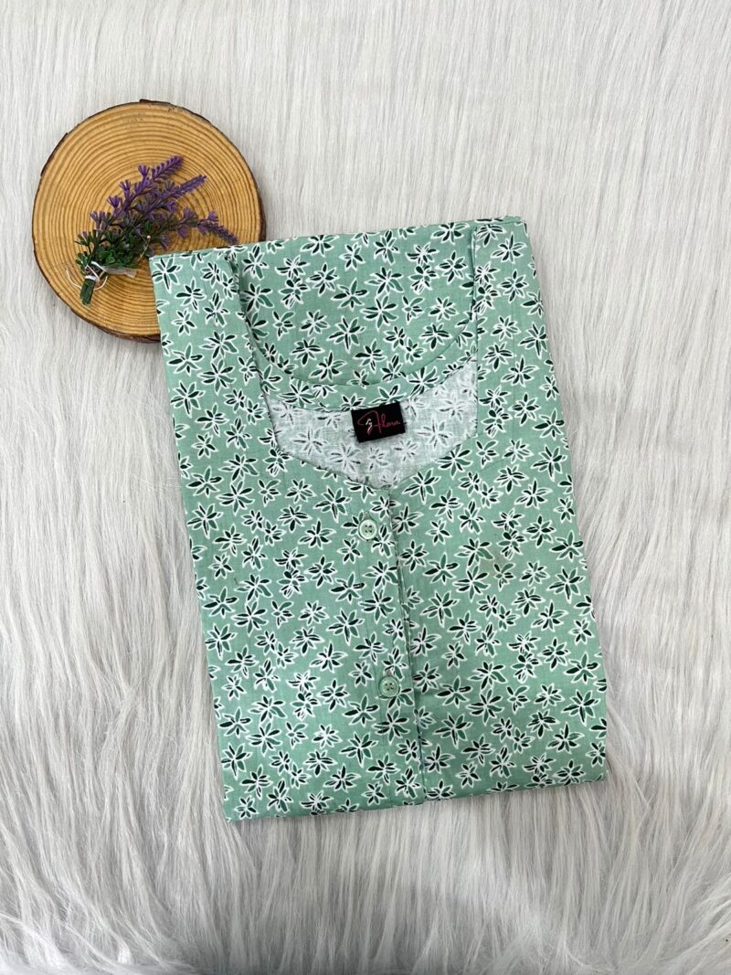 Full Open Button Nighty