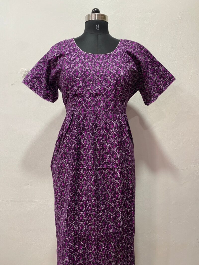 FEEDING FROCK WITH SIDE POCKET