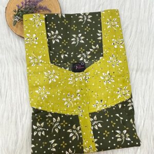 Mix N Match Square Neck Pleated Nighty