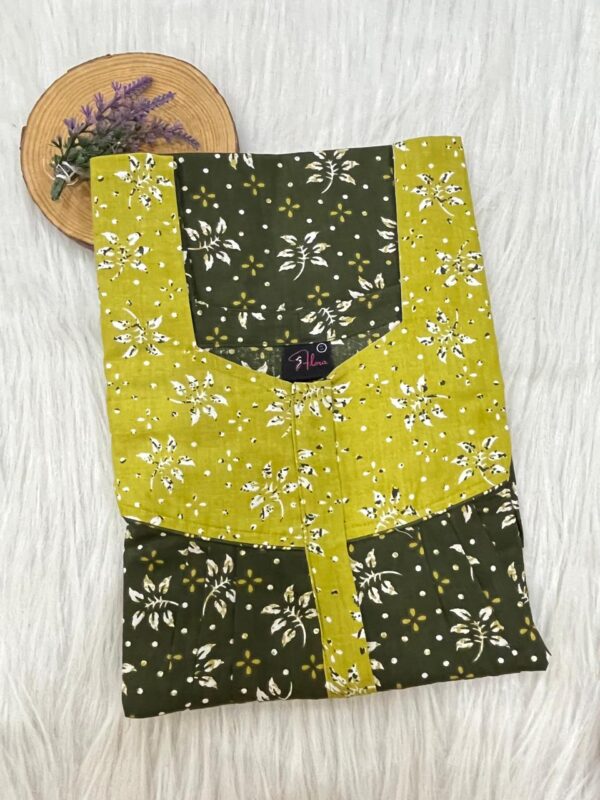 Mix N Match Square Neck Pleated Nighty
