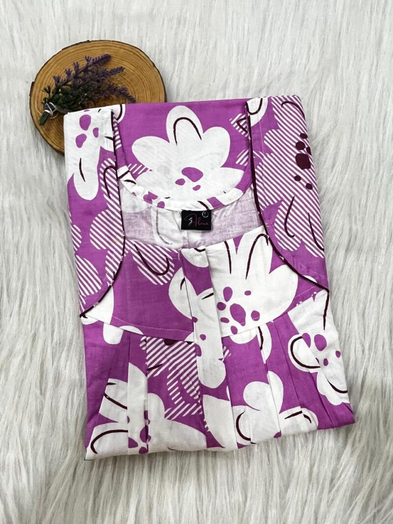 FRONT PLEATED ZIP NIGHTY