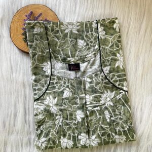 FRONT PLEATED ZIP NIGHTY