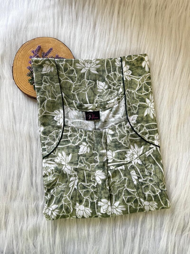 FRONT PLEATED ZIP NIGHTY