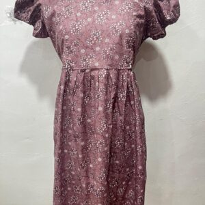 PURE COTTON FEEDING FROCK WITH SIDE POCKET