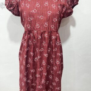 PURE COTTON FEEDING FROCK WITH SIDE POCKET