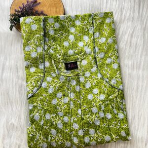 FRONT PLEATED ZIP NIGHTY
