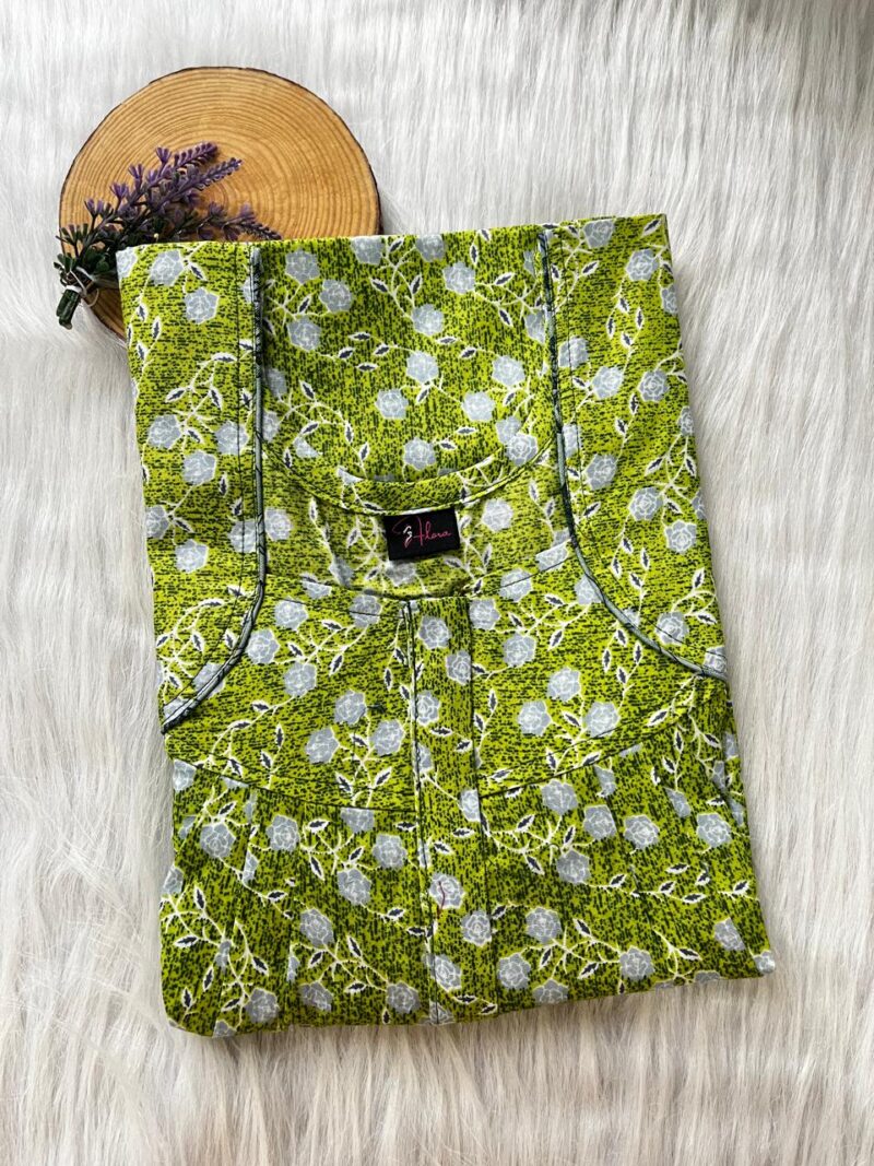 FRONT PLEATED ZIP NIGHTY