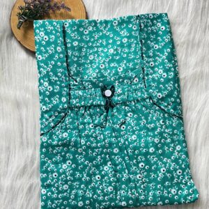 Front Elastic Pleated Nighty