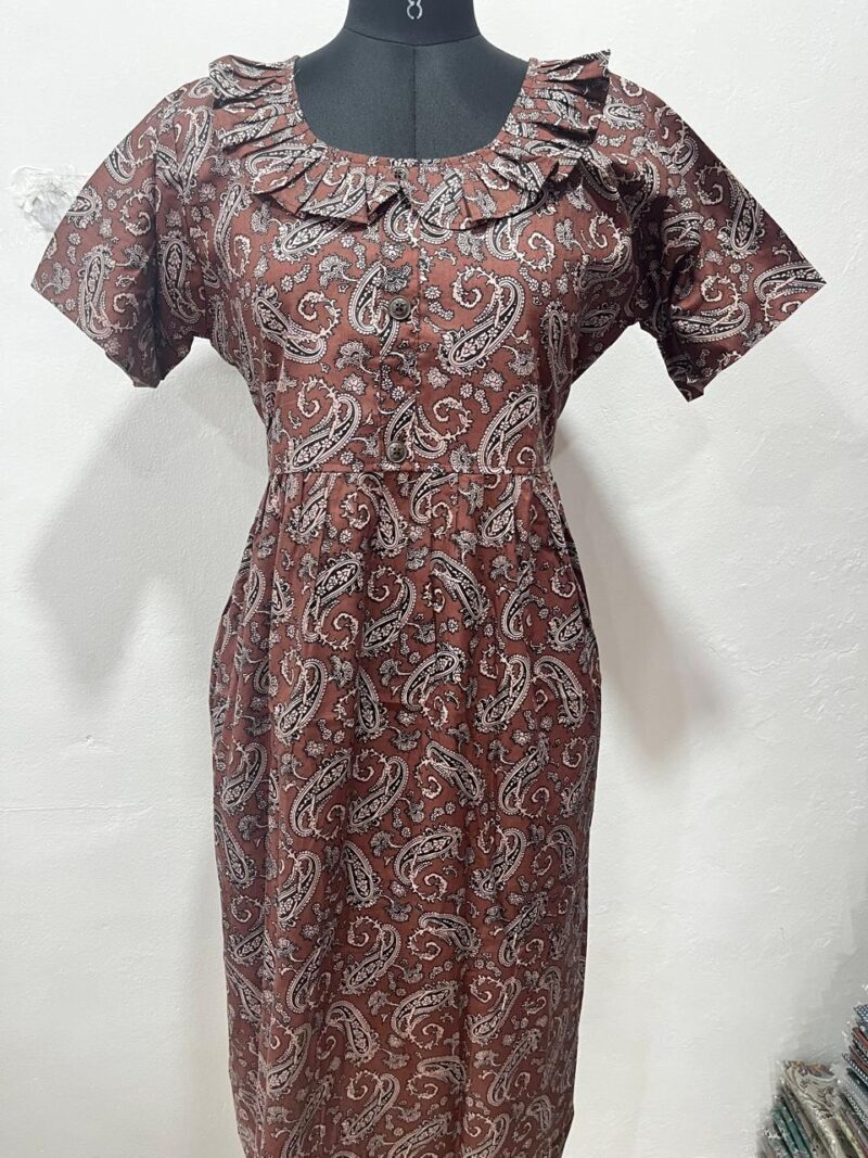 NON-FEEDING FROCK NIGHTY WITH SIDE POCKET