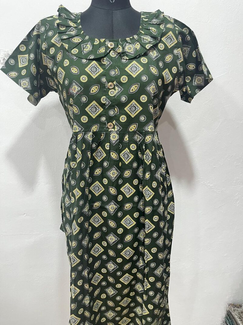 NON-FEEDING FROCK NIGHTY WITH SIDE POCKET