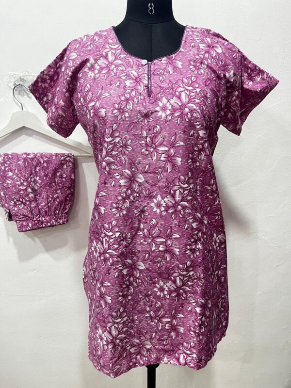 COTTON NIGHT DRESS