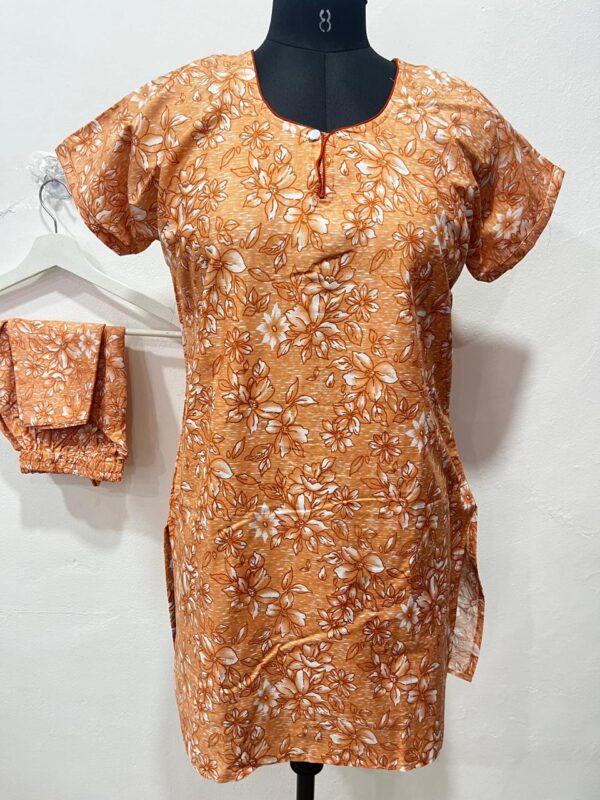 COTTON NIGHT DRESS