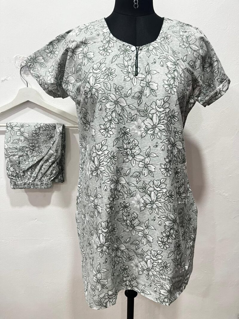 COTTON NIGHT DRESS