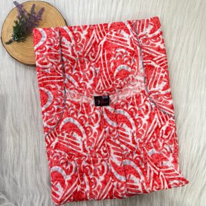 PLUS SIZE FRONT PLEATED ZIP NIGHTY
