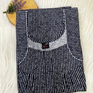 PLUS SIZE FRONT PLEATED ZIP NIGHTY