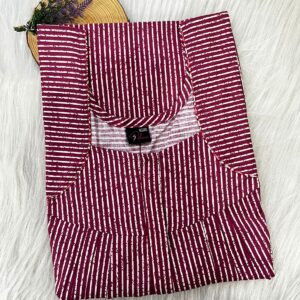 PLUS SIZE FRONT PLEATED ZIP NIGHTY
