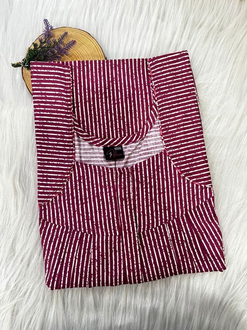 PLUS SIZE FRONT PLEATED ZIP NIGHTY