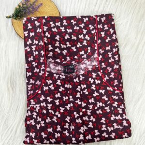 PLUS SIZE FRONT PLEATED ZIP NIGHTY