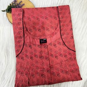 PLUS SIZE FRONT PLEATED ZIP NIGHTY