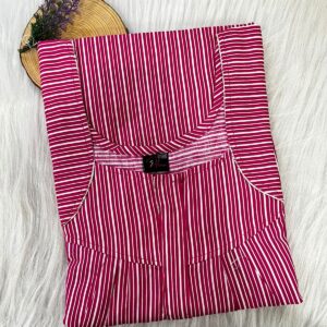 PLUS SIZE FRONT PLEATED ZIP NIGHTY