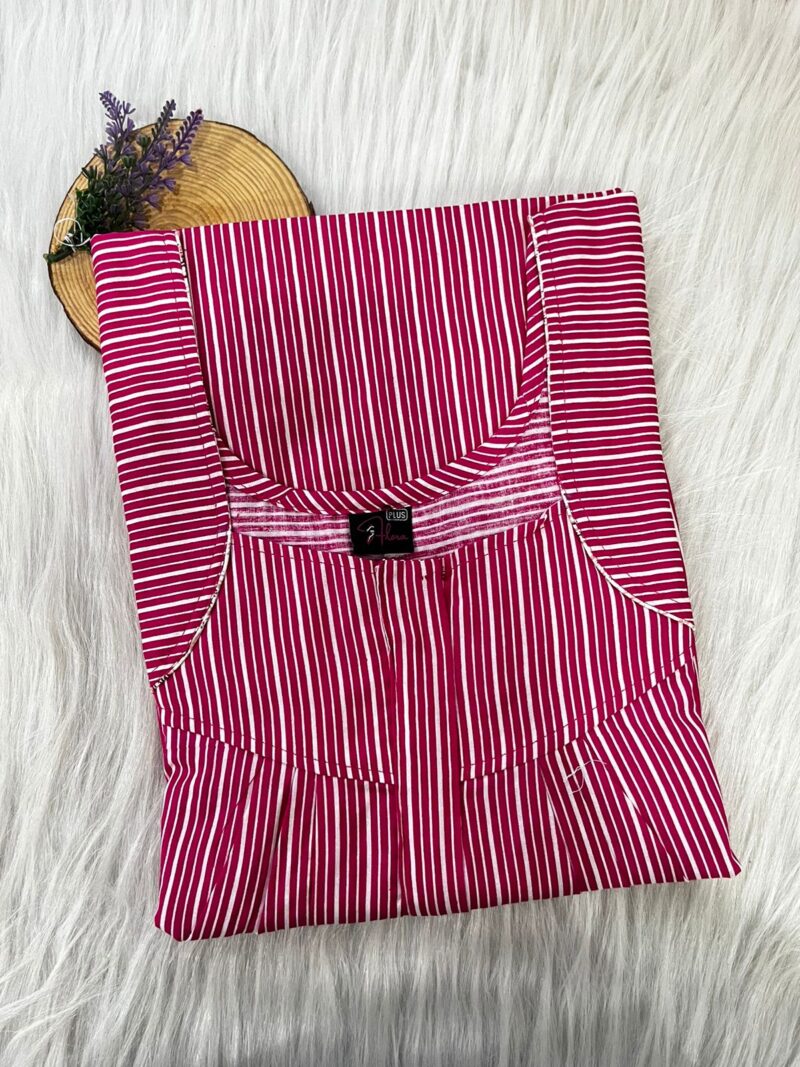 PLUS SIZE FRONT PLEATED ZIP NIGHTY