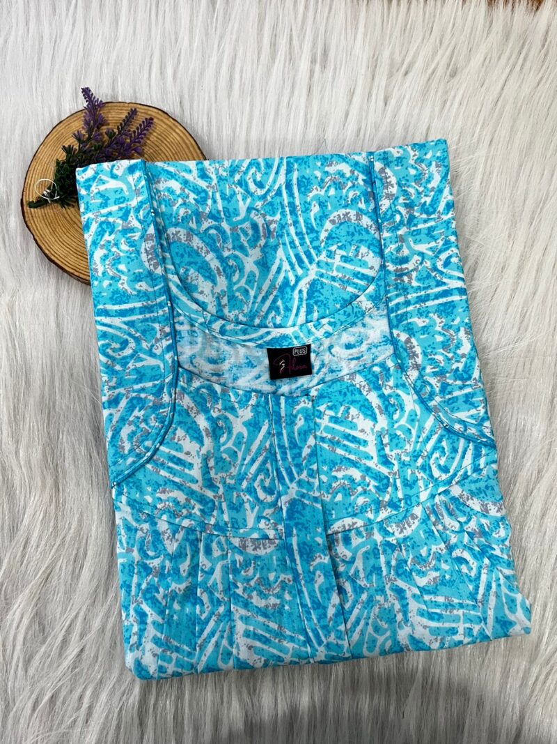 PLUS SIZE FRONT PLEATED ZIP NIGHTY