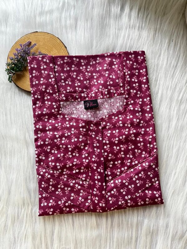 Horizontal Zip Feeding Nighty