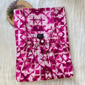 Front Elastic Pleated Nighty
