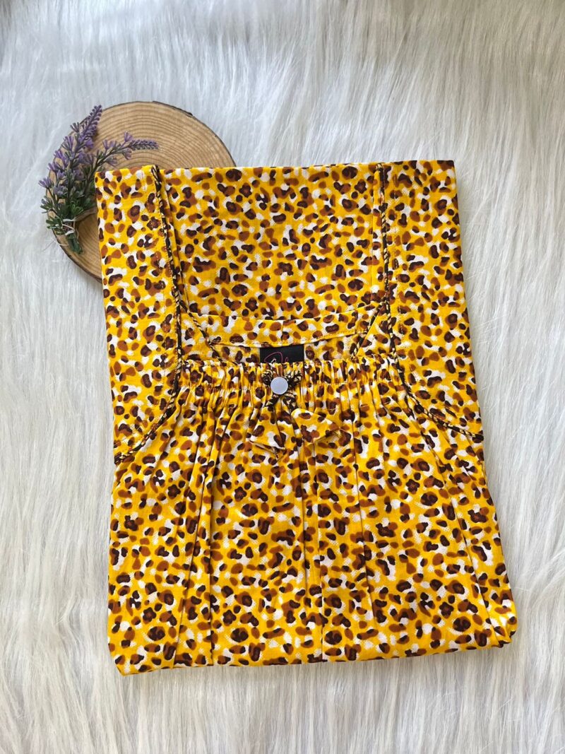 Front Elastic Pleated Nighty