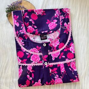PLUS SIZE DOUBLE LACE NIGHTY
