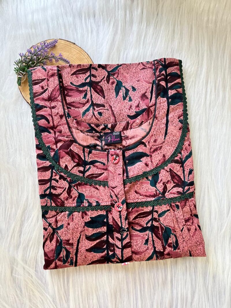 PLUS SIZE DOUBLE LACE NIGHTY