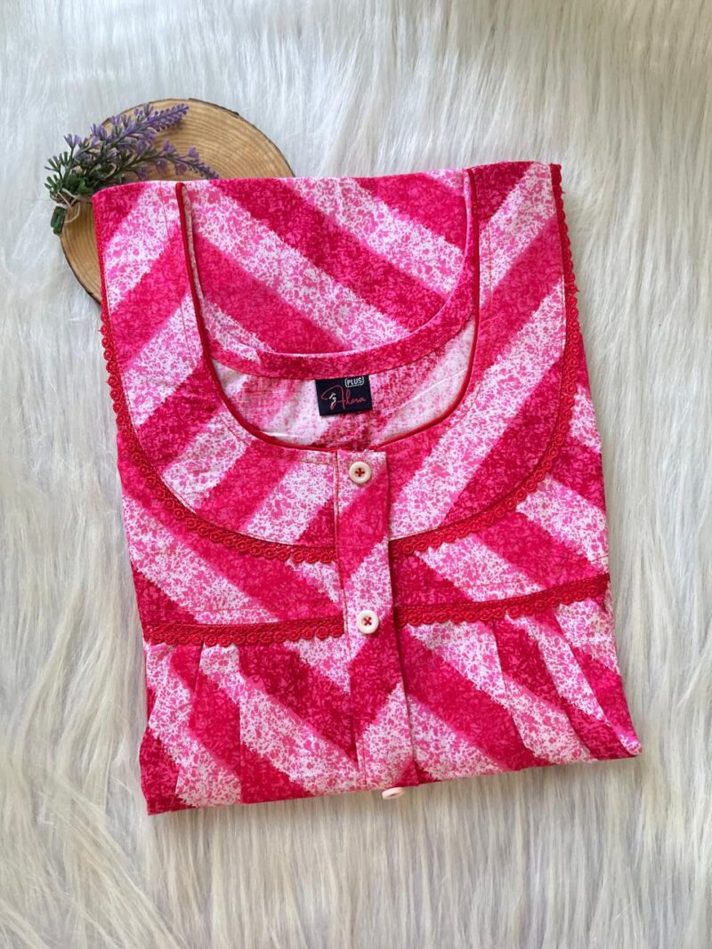 PLUS SIZE DOUBLE LACE NIGHTY