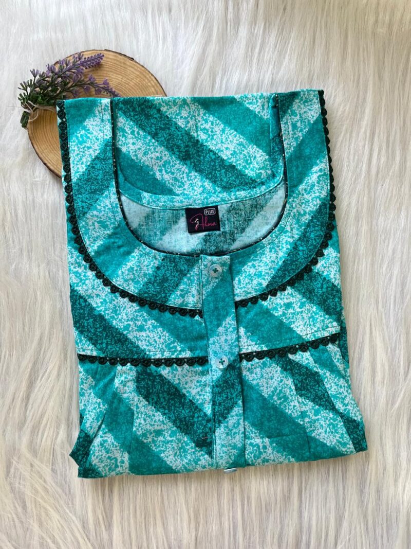 PLUS SIZE DOUBLE LACE NIGHTY