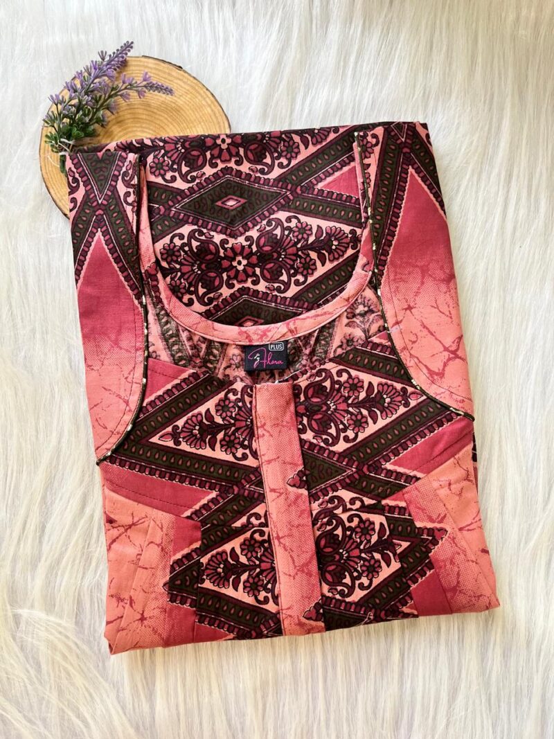 PLUS SIZE FRONT PLEATED ZIP NIGHTY