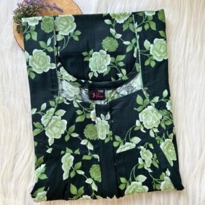 PLUS SIZE FRONT PLEATED ZIP NIGHTY