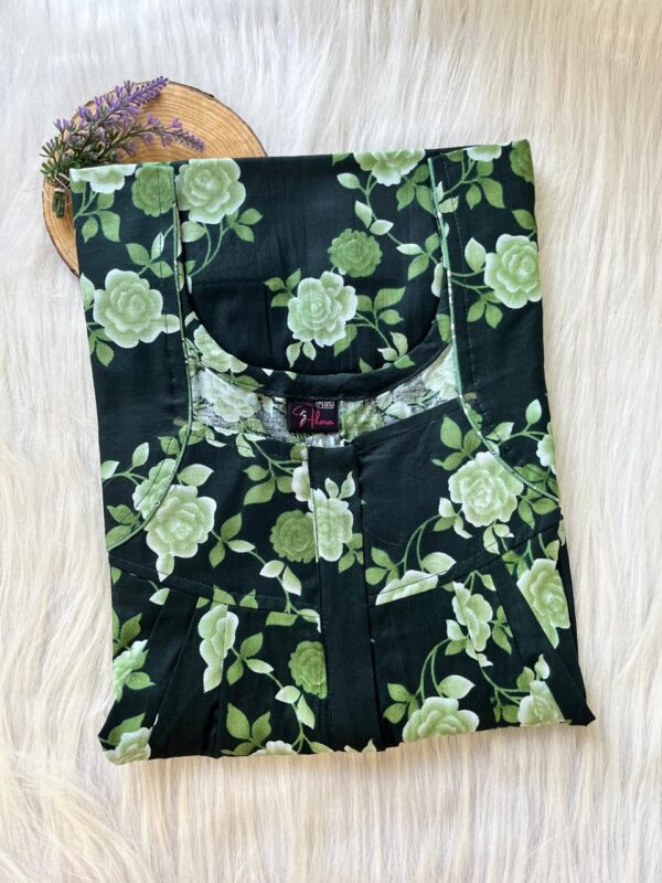 PLUS SIZE FRONT PLEATED ZIP NIGHTY