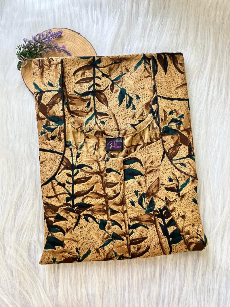 PLUS SIZE FRONT PLEATED ZIP NIGHTY