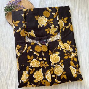 PLUS SIZE FRONT PLEATED ZIP NIGHTY