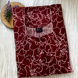 FRONT PLEATED ZIP NIGHTY