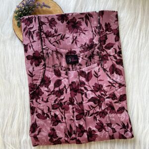 FRONT PLEATED ZIP NIGHTY