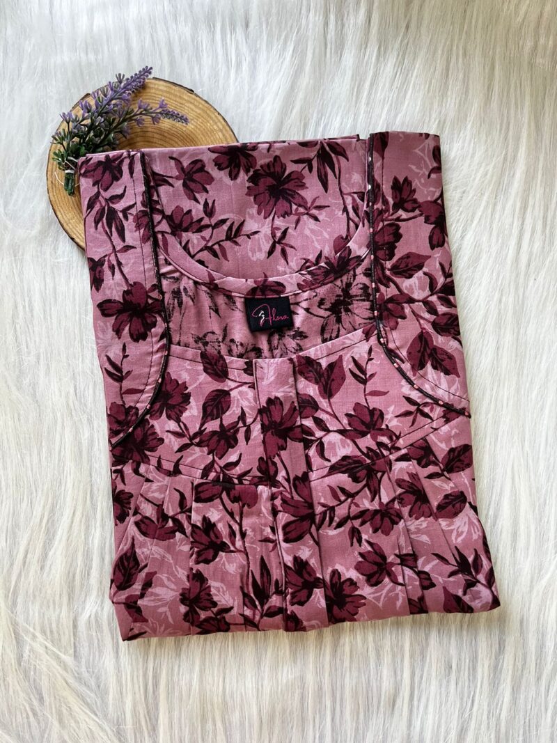 FRONT PLEATED ZIP NIGHTY