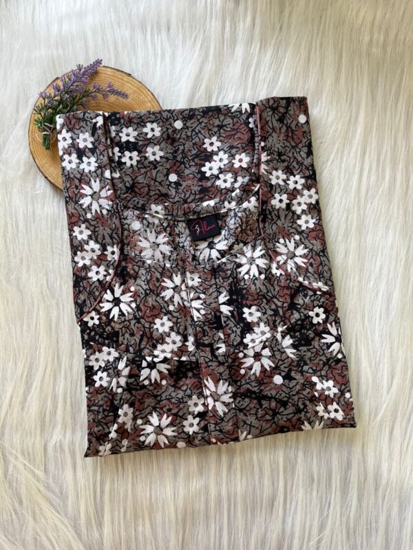 FRONT PLEATED ZIP NIGHTY