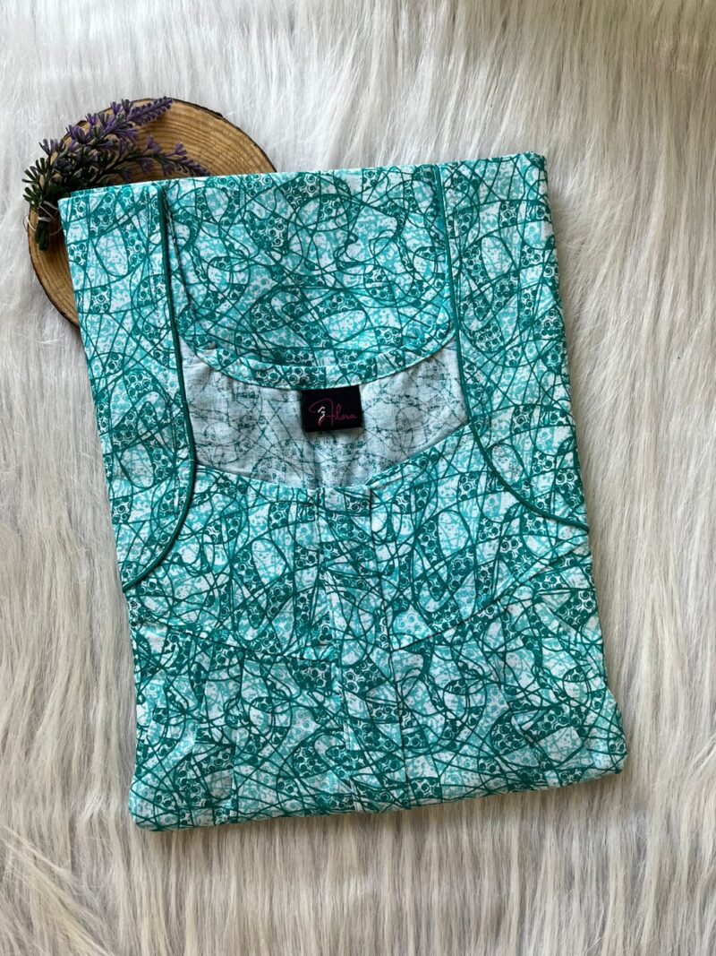 FRONT PLEATED ZIP NIGHTY