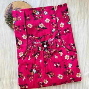 Plus Size Front Elastic Pleated Nighty