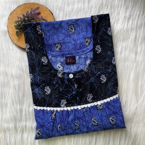 FRONT PLEATED LACE NIGHTY