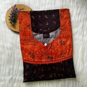 FRONT PLEATED LACE NIGHTY