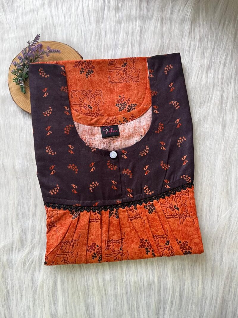 FRONT PLEATED LACE NIGHTY